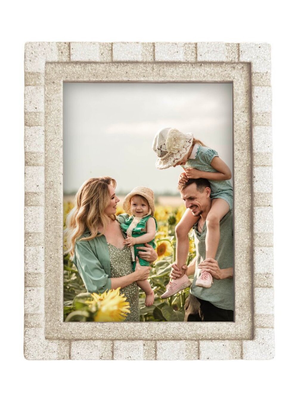 5x7 Layered Artisan Sandstone Picture Frame